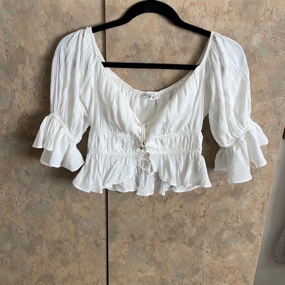 Saints and Secrets peasant top - Picture 1 of 1